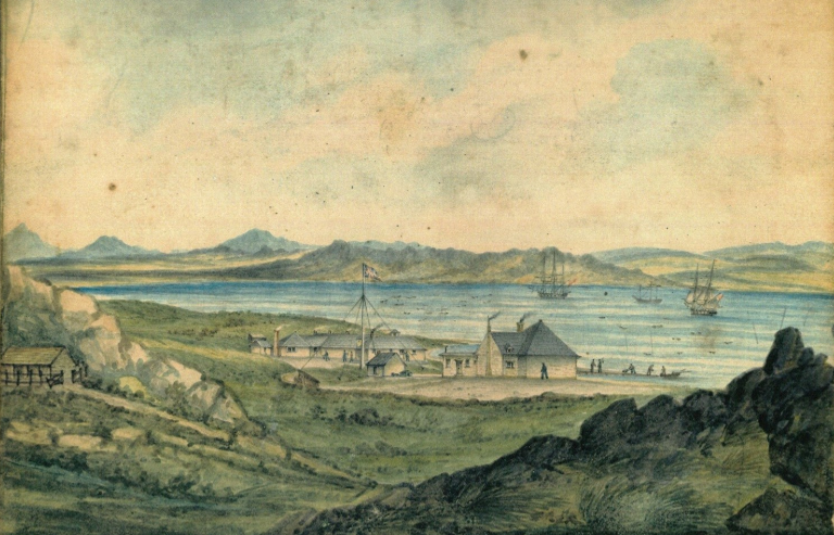 Watercolour of Government House